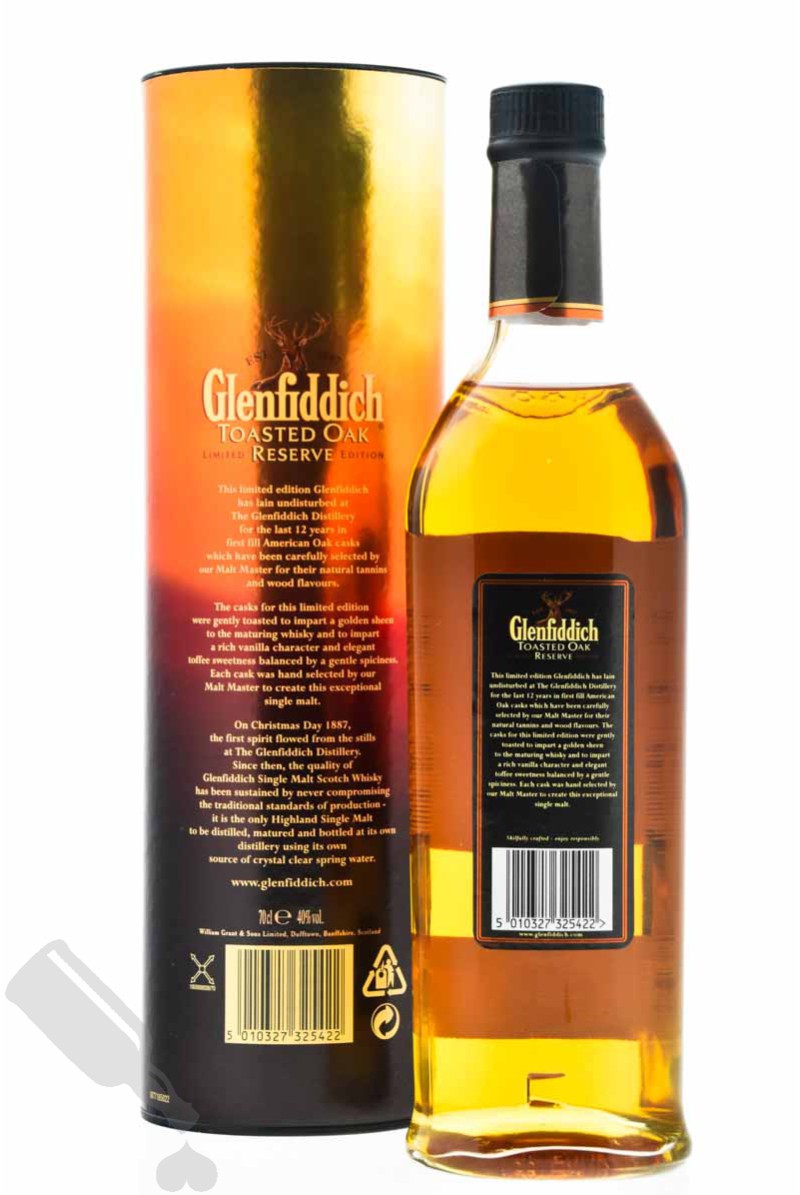 Glenfiddich 12 Years Toasted Oak Reserve Passion For Whisky